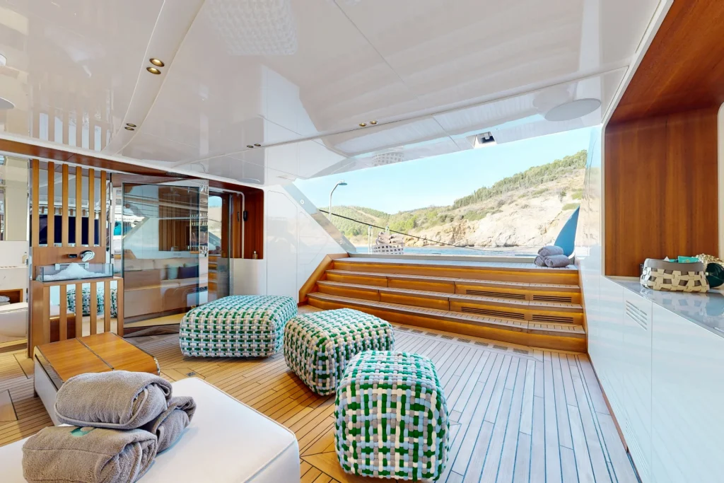 eternal spark beach club looking aft