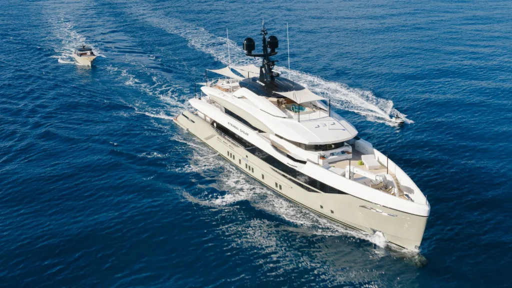 eternal spark yacht cruising