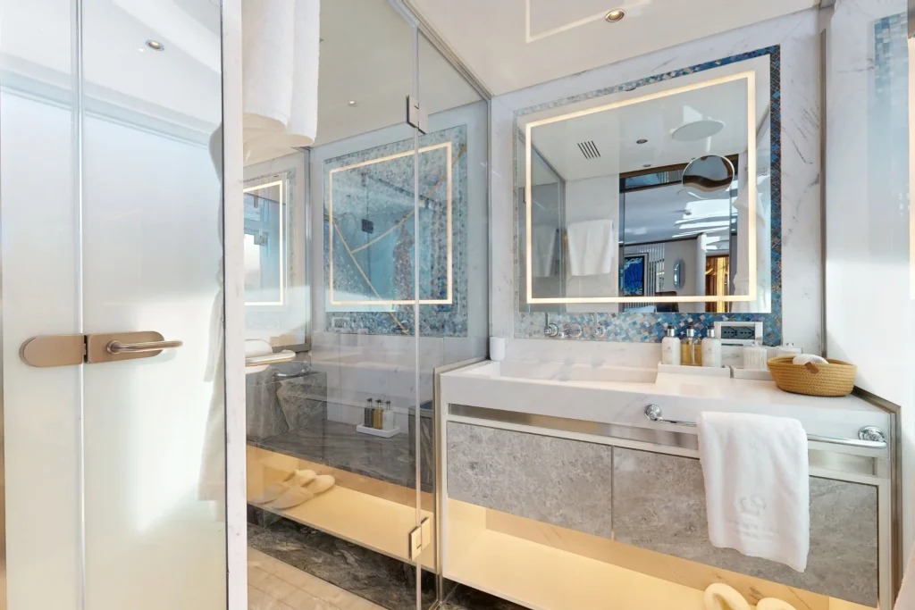 eternal spark yacht en suite his side