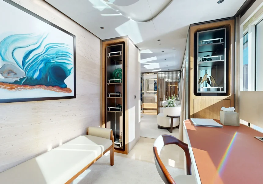 eternal spark yacht office view