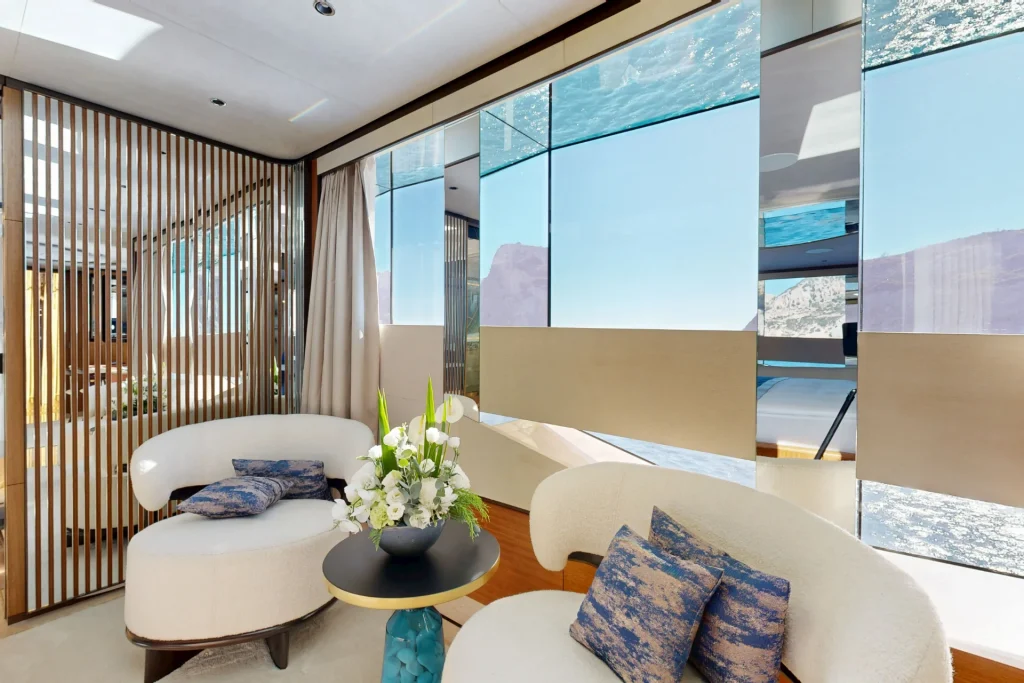 eternal spark yacht private lounge