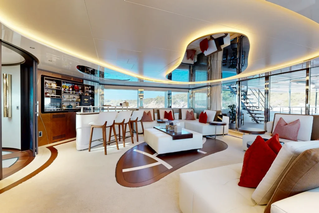 eternal spark yacht sky lounge looking starboard