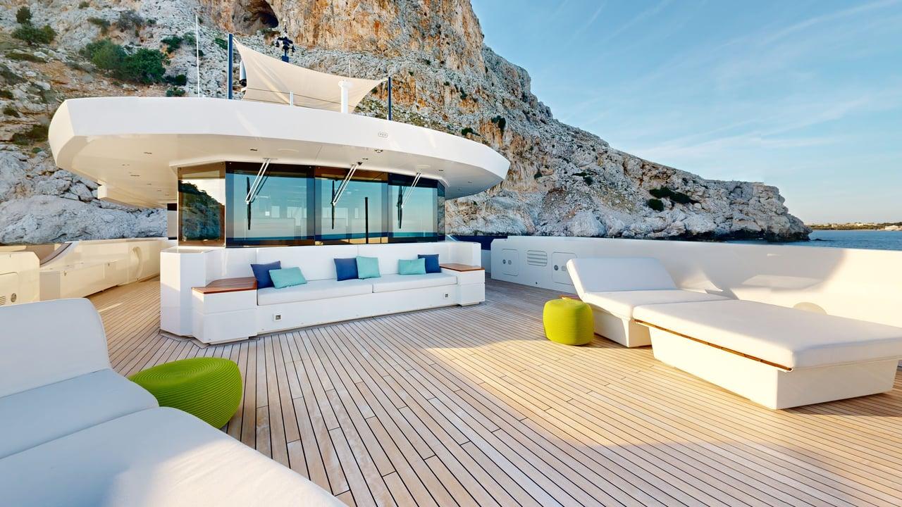 Eternal Spark event charter bridge deck bow